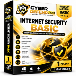 Cyber Defend Pro Internet Security Basic (1 Device / 1 Year)